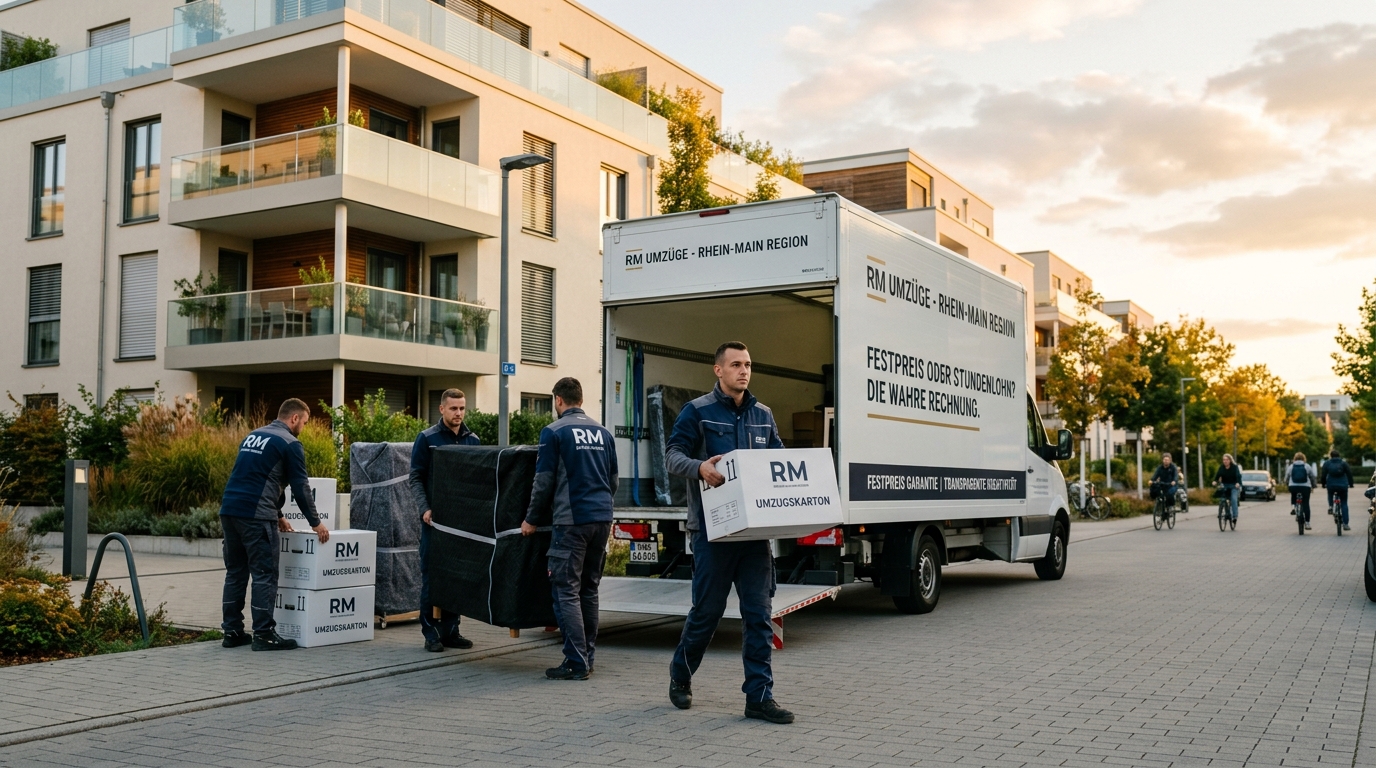 Umzug Festpreis vs. Stundenlohn: Die wahre Rechnung