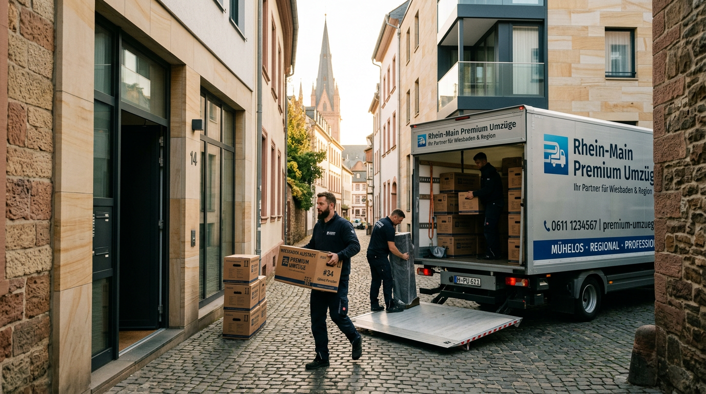 Umzug Wiesbaden: Was Altstadtgassen wirklich kosten